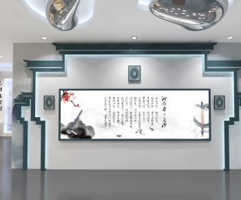 New Chinese Style Exhibition Hall-ID:108470996