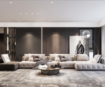 Modern A Living Room-ID:821929938