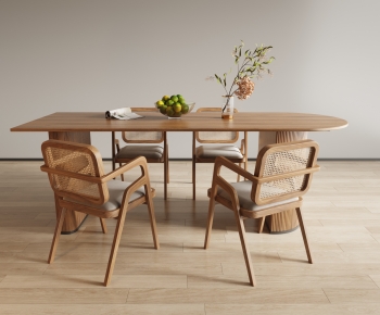 Nordic Style Dining Table And Chairs-ID:702193023
