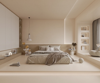 Wabi-sabi Style Bedroom-ID:772173885