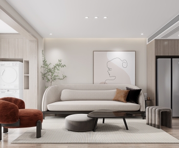 Modern A Living Room-ID:556097033