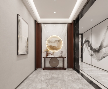 New Chinese Style Hallway-ID:109905964