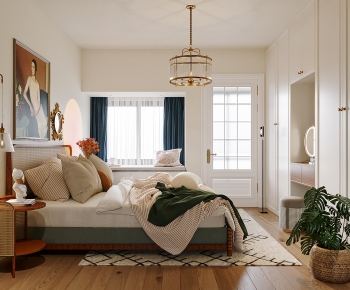 Nordic Style Bedroom-ID:673383955