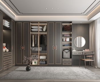 New Chinese Style Clothes Storage Area-ID:624686966