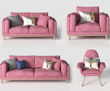Nordic Style Sofa Combination-ID:451997043