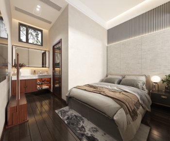 New Chinese Style Bedroom-ID:775615936
