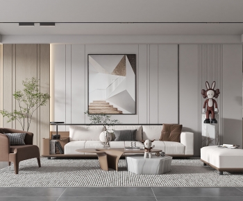 Modern A Living Room-ID:881102098