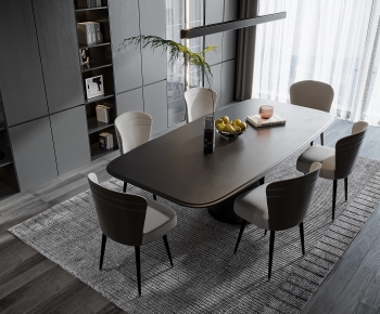 Modern Dining Table And Chairs-ID:331420904