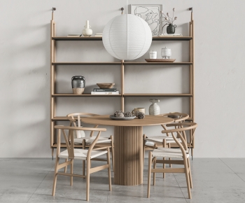 Nordic Style Dining Table And Chairs-ID:571387053
