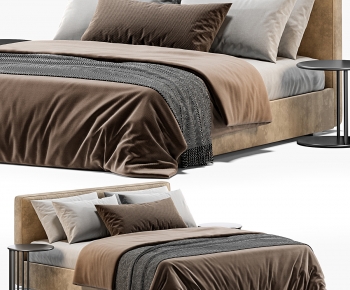 Modern Double Bed-ID:639246946