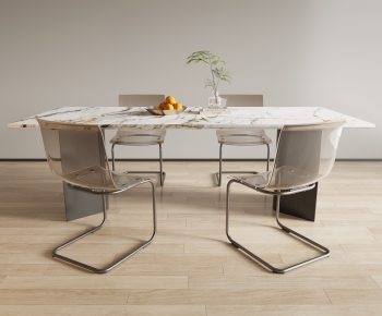 Modern Dining Table And Chairs-ID:838412054