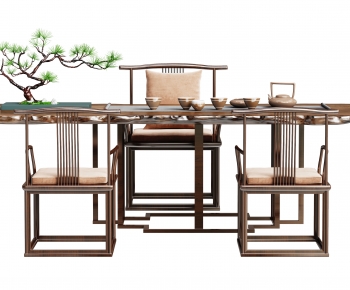 New Chinese Style Tea Tables And Chairs-ID:185659892
