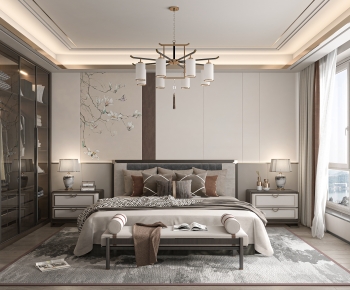 New Chinese Style Bedroom-ID:351897006