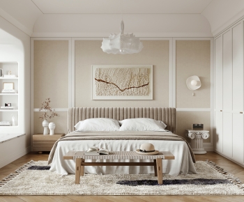 Modern Wabi-sabi Style Bedroom-ID:489607105