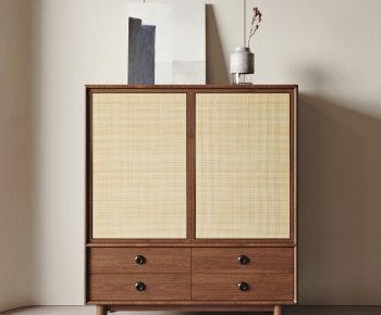 Wabi-sabi Style Side Cabinet-ID:444806104