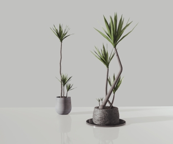 Modern Potted Green Plant-ID:880326038