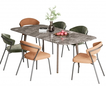 Modern Dining Table And Chairs-ID:396892072