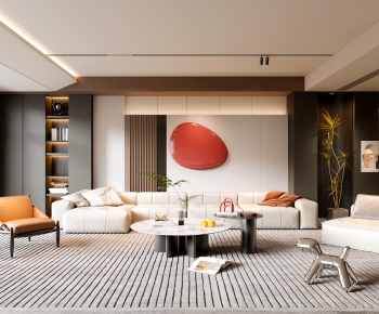 Modern A Living Room-ID:358186964