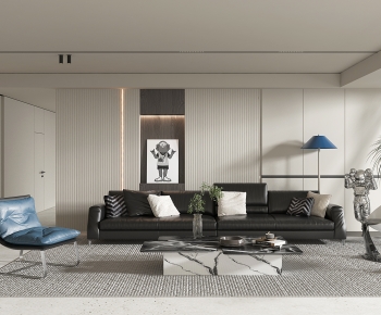 Modern A Living Room-ID:475420953