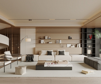 Modern A Living Room-ID:830848936