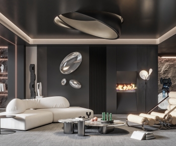 Modern A Living Room-ID:326595078