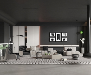 Modern A Living Room-ID:143552068