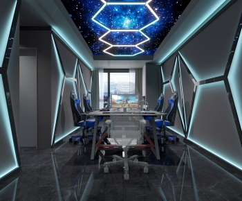 Industrial Style Internet Cafe-ID:817703967