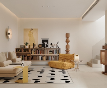 Wabi-sabi Style A Living Room-ID:141988991