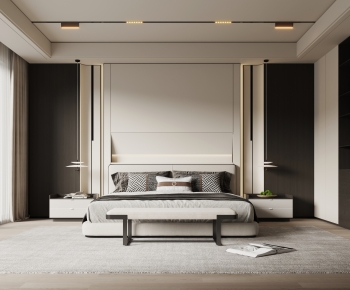 New Chinese Style Bedroom-ID:972695118