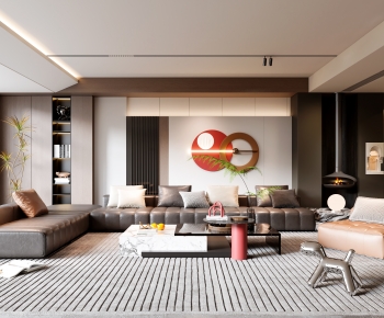 Modern A Living Room-ID:105190346