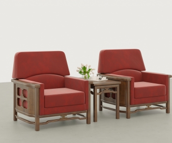 Chinese Style Single Sofa-ID:795573008