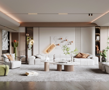 Modern A Living Room-ID:308471923