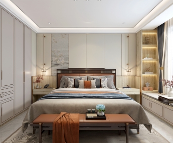 New Chinese Style Bedroom-ID:942559963