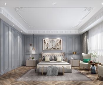 French Style Bedroom-ID:260560996