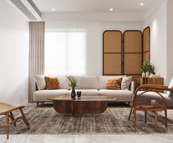 Japanese Style A Living Room-ID:684861903