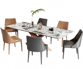 Modern Dining Table And Chairs-ID:647996909