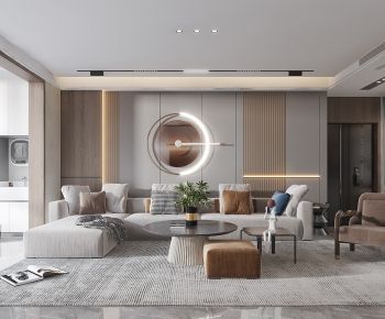 Modern A Living Room-ID:521367071