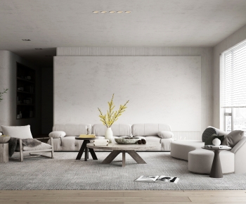 Wabi-sabi Style A Living Room-ID:943217049