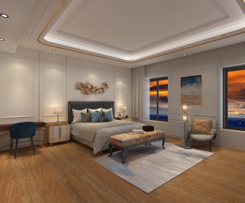 New Chinese Style Bedroom-ID:419085985