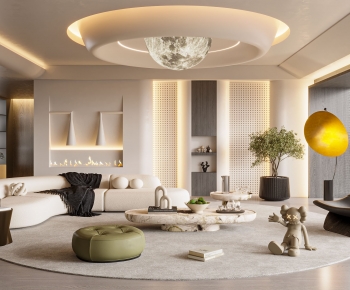 Modern A Living Room-ID:537425045