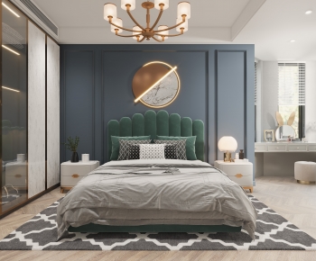 Simple European Style Bedroom-ID:620120059
