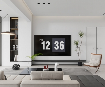 Modern A Living Room-ID:136259082