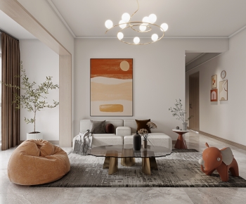 Modern A Living Room-ID:538995035