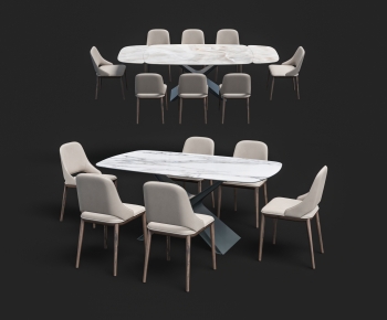 Modern Dining Table And Chairs-ID:419837955