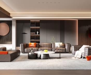 Modern A Living Room-ID:795759929