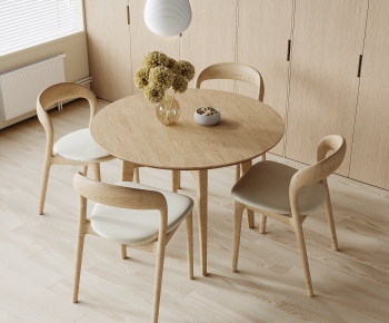 Nordic Style Dining Table And Chairs-ID:139076953