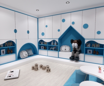 Modern Children's Room Activity Room-ID:538934956