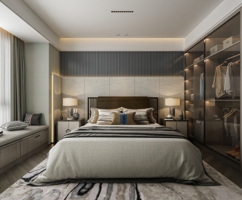 New Chinese Style Bedroom-ID:479222067