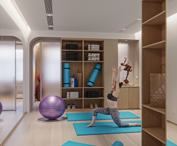 Modern Yoga Room-ID:126354935