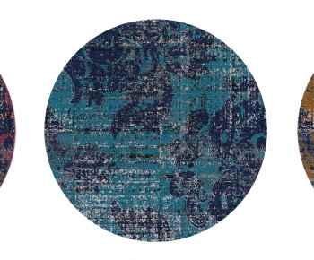 Modern Circular Carpet-ID:742008922